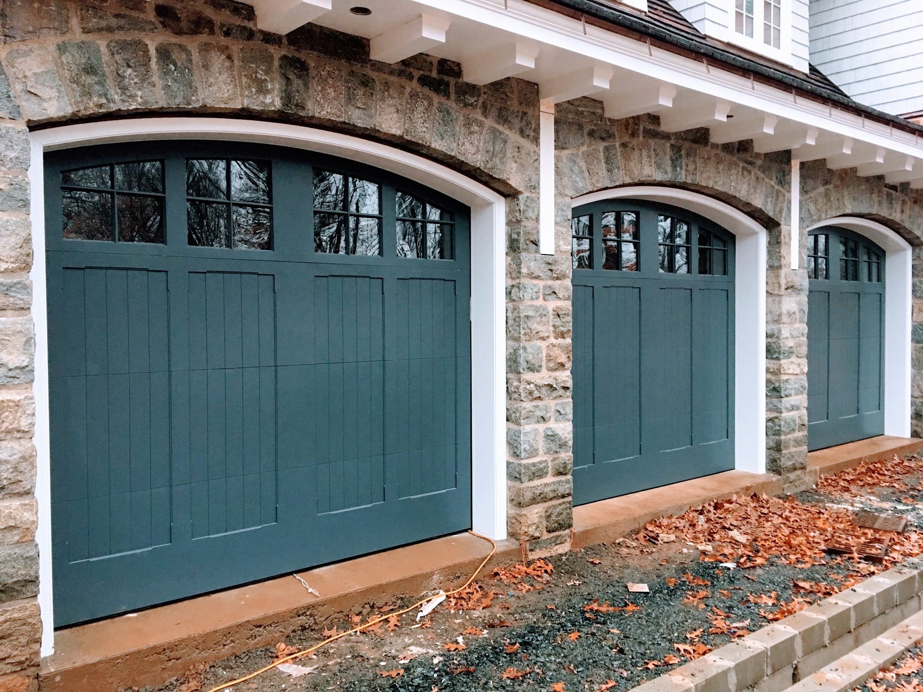 StainGrade vs Paint Grade Carriage House Garage Doors